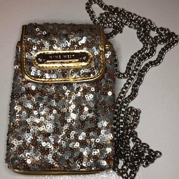 Nine West Gold and Silver Evening Bag - Picture 1 of 9